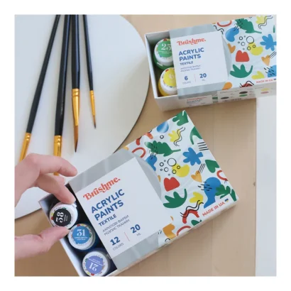 Акрилова фарба текстильна Набір 4001 Brushme AP4001 6 кольорів