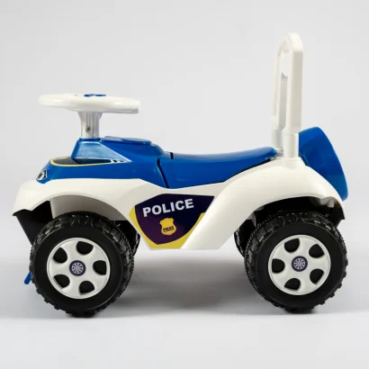 Дитячий толокар Машинка 0141/11 біло-синій