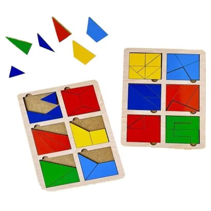 Вкладиші &quot;Квадрати Нікітіна&quot; (ПСД206) PSD206, 2 рівень