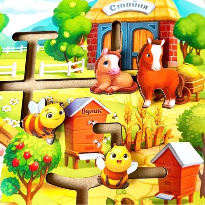 Розвиваюча гра Лабіринт "Ферма" (ПСД213) PSD213