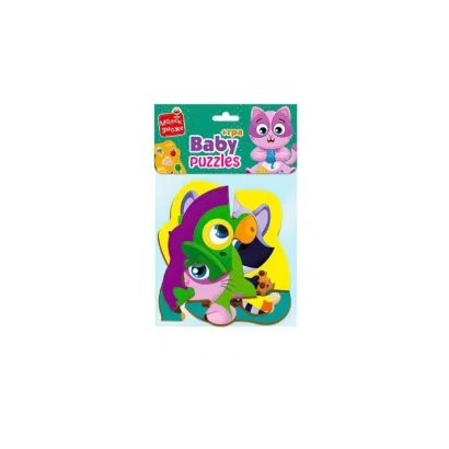 Пазли максі з грою Малюк Зможе &laquo;Хатні улюбленці&raquo; Vladi Toys VT1722-21 Укр