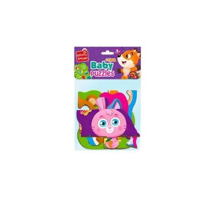 Пазли максі з грою Малюк Зможе &laquo;Лісові звірі&raquo; Vladi Toys VT1722-22 Укр