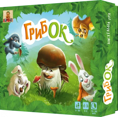 Дитяча настільна гра ГрибОК 800170 розвиваюча