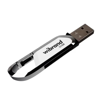 Флеш-накопичувач Wibrand USB 2.0 Aligator 32Gb White
