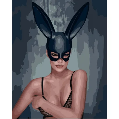 Картина за номерами &quot;Спокуслива незнайомка&quot;  KHO4900 40х50 см Ідейка