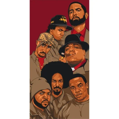 Картина за номерами &quot;Легенди репу&quot; 10051-AC 40х80 см Art Craft