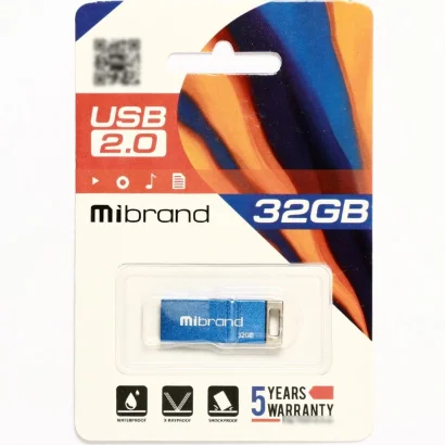 Флеш-накопичувач Mibrand USB 2.0 Chameleon 32Gb Blue