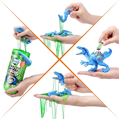 Інтерактивний ігровий набір ROBO ALIVE S1 - ДНК ВЕЛОЦИЗАВРА