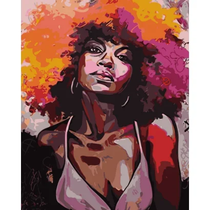 Картина за номерами без підрамника &quot;Колоритна краса&quot; Art Craft  10016-ACNF 40х50 см