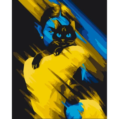 Картина за номерами "Впевнений&nbsp;погляд"&nbsp;Bambi 10398-NN 40х50 см