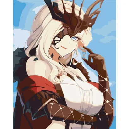 Картина за номерами без підрамника&nbsp;"Синьора"&nbsp;Art Craft  16041-ACNF 40х50 см