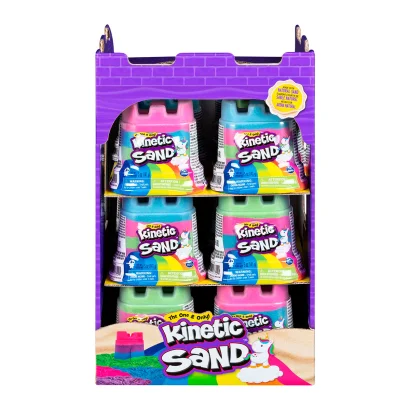 Пісок для дитячої творчості - KINETIC SAND МІНІ-ФОРТЕЦЯ (різнокольоровий, 141 g)