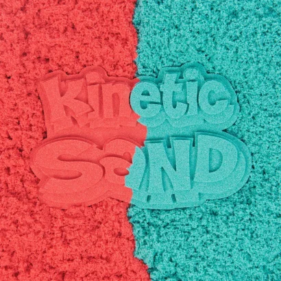 Набір піску для дитячої творчості - KINETIC SAND БАРВИСТИЙ ДУЕТ (2 кольори, 680 g, аксес.)