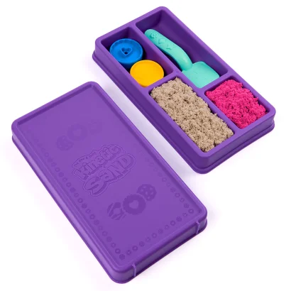 Набір піску для творчості - KINETIC SAND КОЛЬОРОВЕ ПЕЧИВО (2 кольори, 227 g, аксес.)