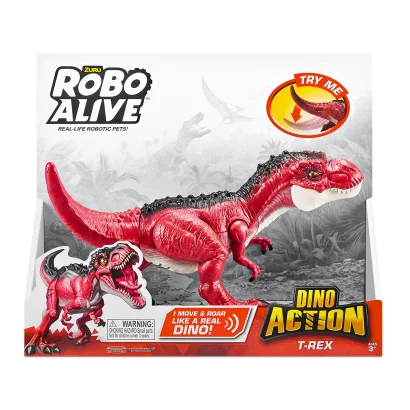 Інтерактивна іграшка ROBO ALIVE серії "Dino Action" - ТИРАНОЗАВР