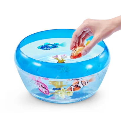 Інтерактивна іграшка ROBO ALIVE S3 &ndash; РОБОРИБКА (золотиста)