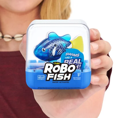 Інтерактивна іграшка ROBO ALIVE S3 &ndash; РОБОРИБКА (синя)