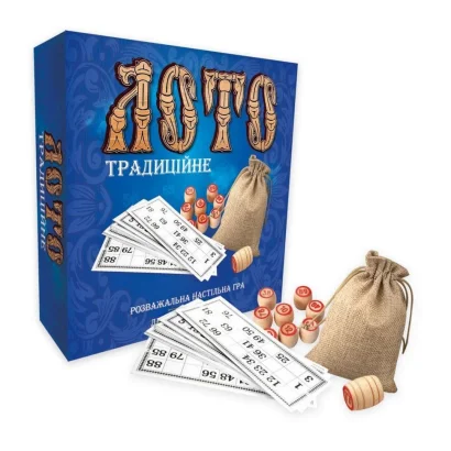 Лото &quot;Традиційне&quot; 30315 з дерев'яними діжками
