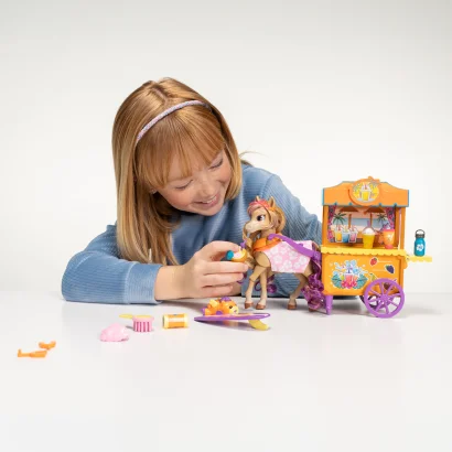 Ігровий набір WILD MANES - ПЛЯЖНИЙ ВІДПОЧИНОК КОНЯЧКИ БЕЙЛІ (возик, аксес.)