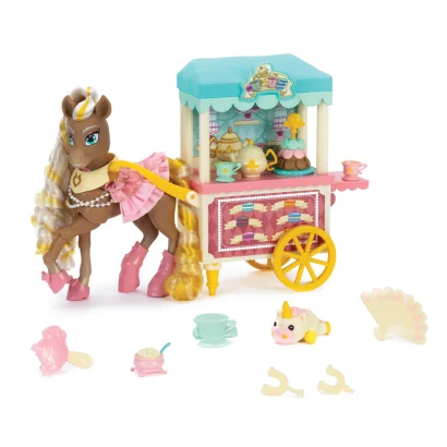 Ігровий набір WILD MANES - ЧАЙНІ ПОСИДЕНЬКИ З КОНЯЧКОЮ ЧЕРІ (возик, аксес.)