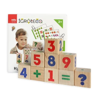 Розвиваючі кубики &quot;Математика&quot; 900736, 9 кубиків, 30 завдань