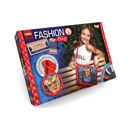 Комплект для творчості "Fashion Bag" FBG-01-03-04-05 вишивка муліне Тигр