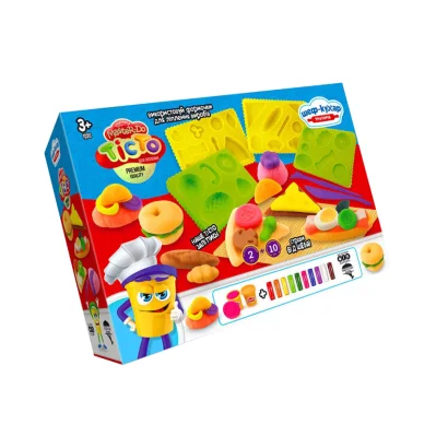 Креативна творчість "Тісто для ліплення "Шеф-кухар" TMD-17-01U&hellip;-04U з формами Траторія