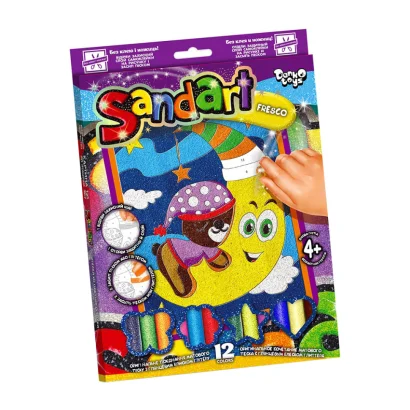 Набір для творчості "SandArt" SA-02-01&hellip;10 фреска з піску Місяць