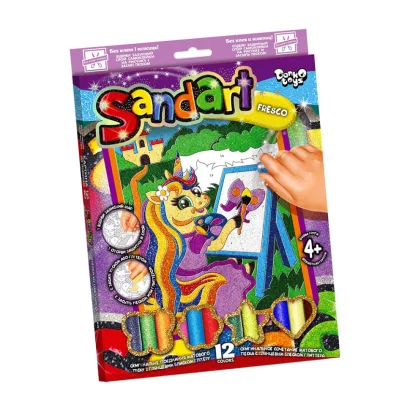 Набір для творчості "SandArt" SA-02-01&hellip;10 фреска з піску Поні