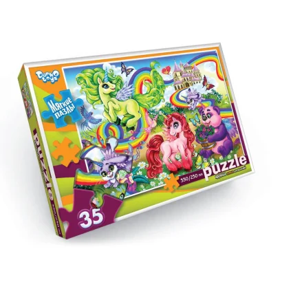 М'які пазли "Єдиноріг та панда" S35-10-03, 35 елементів