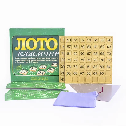 Настільна гра Лото класичне Arial 910046 укр. мовою