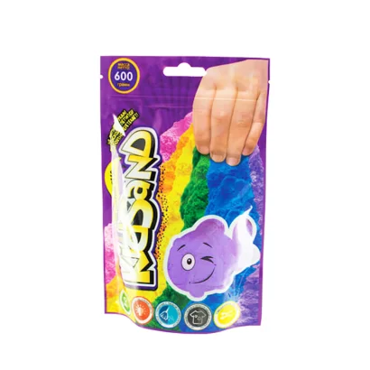 Кінетичний пісок "KidSand" KS-03-02 пакет 600 гр Фіолетовий