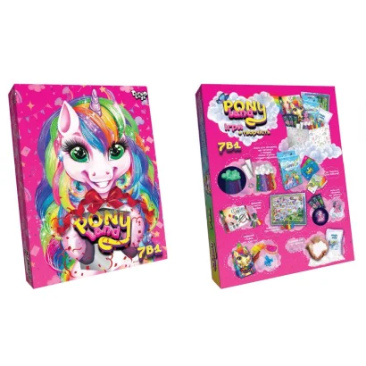 Дитячий набір креативної творчості &quot;Pony Land&quot; PL-01-01U, 7 в 1