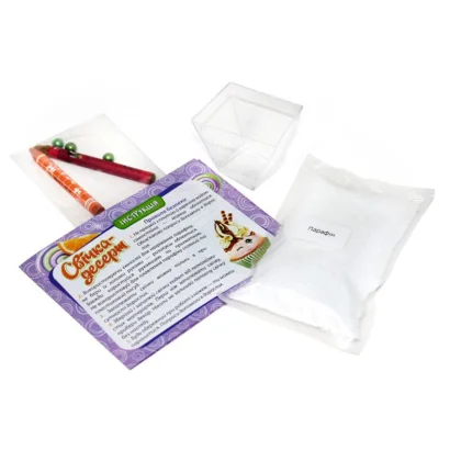 Гелева свічка-десерт "Тірамісу" 10100526 своїми руками