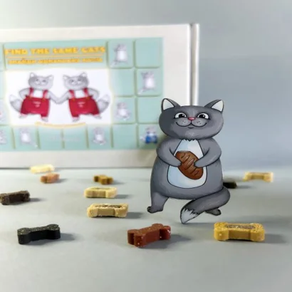 Настільна гра "Знайди однакових котів" Ubumblebees (ПСД217) PSD217 на увагу