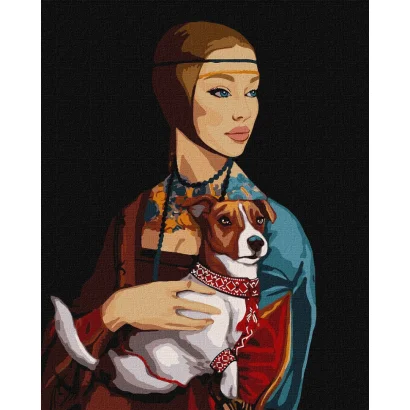 Картина за номерами "Справжній&nbsp;українець" &copy;111viktoriiaa Ідейка KHO4929 40х50 см