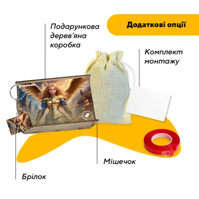 Пазл дерев'яний Аніме Феєричні Крила, А5, Картонна коробка