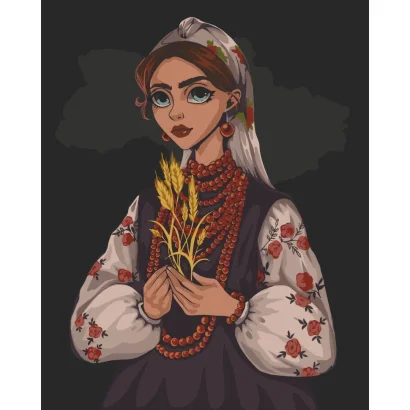 Картина за номерами &quot;Вільна&quot; ©lien_illustration 10014-AC 40х50 см