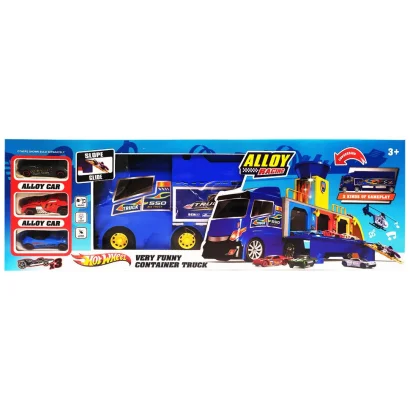 Іграшкова Вантажівка-паркінг &quot;Гонка&quot; HW-118, 3 машинки