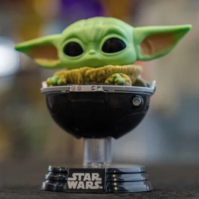 Ігрова фігурка FUNKO POP! серії &quot;Мандалорець&quot; - МАЛЮК ҐРОГУ У ВІЗОЧКУ