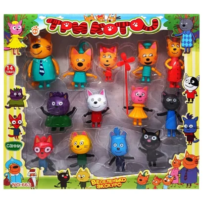 Ігровий набір &quot;Три Коти&quot; PS663, 13 фігурок
