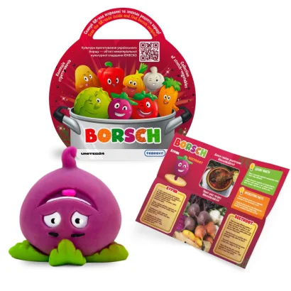 Стретч-іграшка у вигляді овоча "Борщ" Borsch 41/CN23 у дисплеї