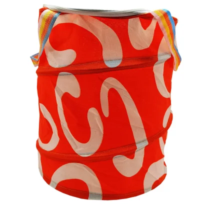 Кошик для іграшок M3732 діаметр 30 см, висота 38 см, дах-застібка-мол, 2 ручки M3732-11