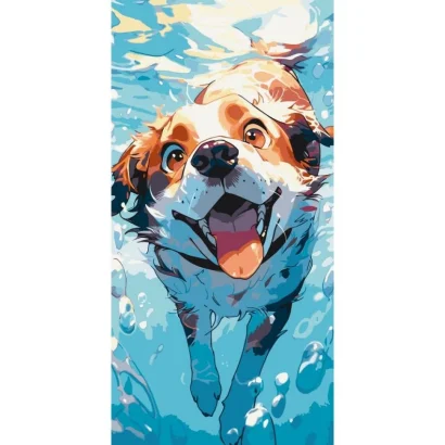 Картина за номерами &quot;Пірнай зі мною&quot; 11528-AC 40x80 см