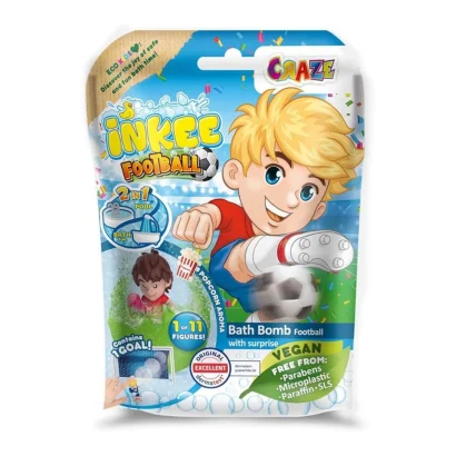 Ароматна бомбочка для ванни з іграшкою &quot;ФУТБОЛ&quot; Inkee 40164