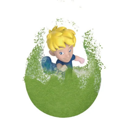 Ароматна бомбочка для ванни з іграшкою &quot;ФУТБОЛ&quot; Inkee 40164