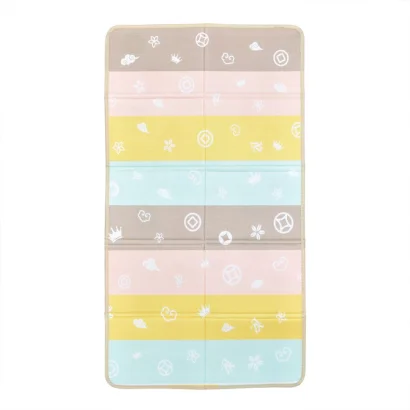 Дитячий Термокилимок двосторонній складний (Кольорові кола) El Camino ME 1135, 180х100х1 см