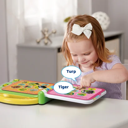 Розвивальна іграшка - АНГЛО-УКРАЇНСЬКИЙ СЛОВНИЧОК - 100 ТВАРИН (англійська, українська)