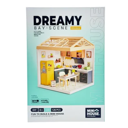 Конструктор-румбокс MINI HOUSE серії "Інтер'єр" &ndash; КУХНЯ (світло)