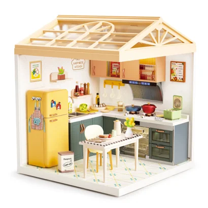 Конструктор-румбокс MINI HOUSE серії "Інтер'єр" &ndash; КУХНЯ (світло)